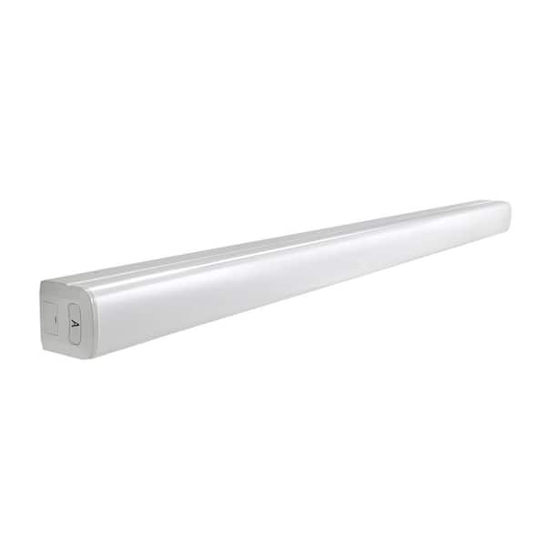 LEDone 4 ft. 200-Watt Equivalent Integrated LED White Strip Light Fixture 5000K with Emergency Power