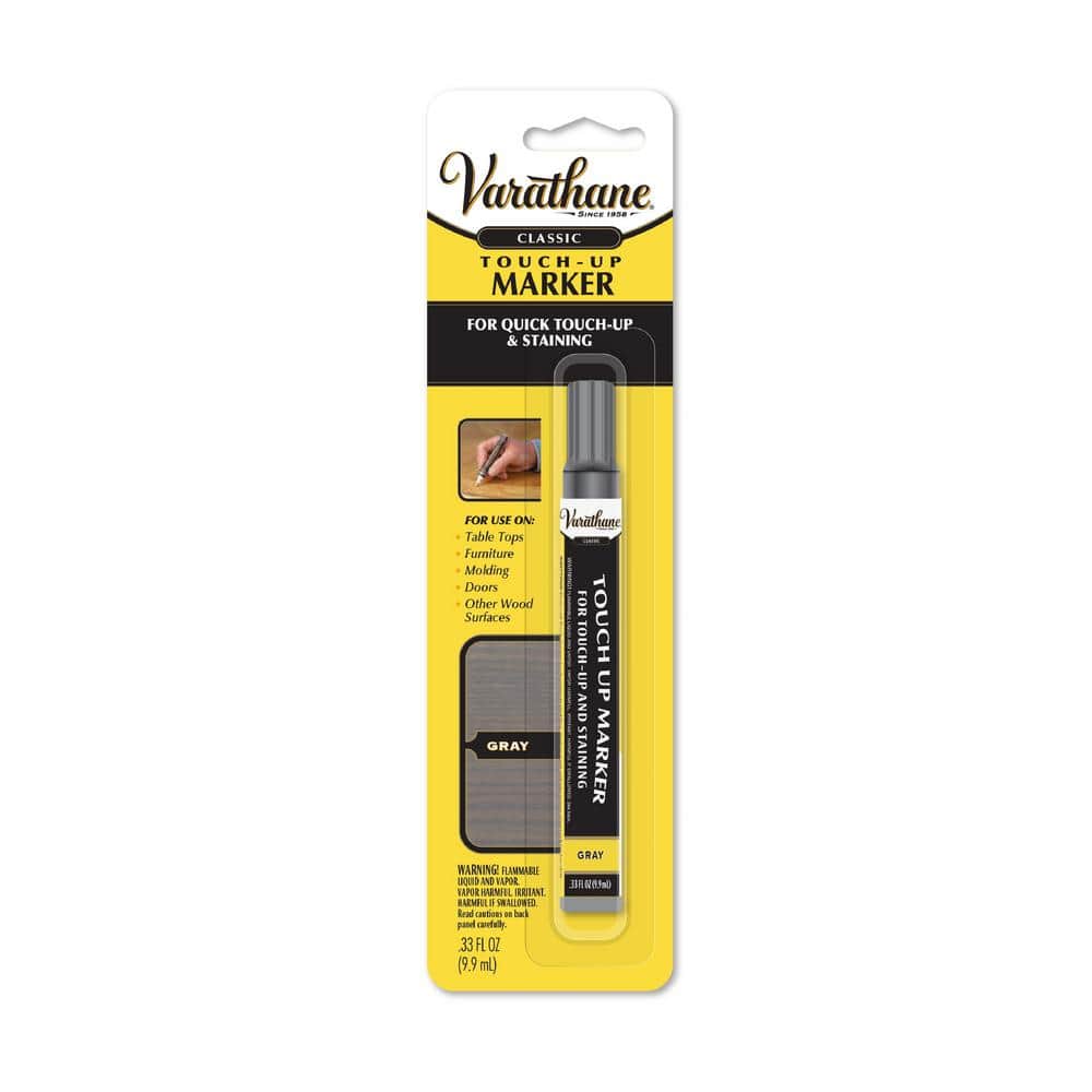 Gray Wood Stain Furniture Floor Touch Up Marker 8 Pack 0.33 Oz 