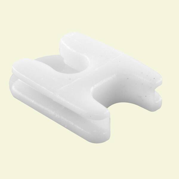 Prime-Line 1 in. x 11/16 in. White Nylon Bi-fold Door Guide Rod Caps (2-Pack)