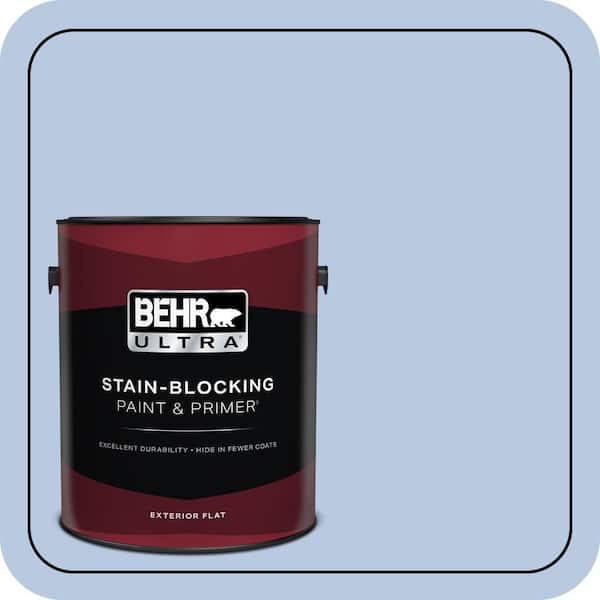 BEHR ULTRA 1 gal. #590C-3 Mystic River Flat Exterior Paint & Primer