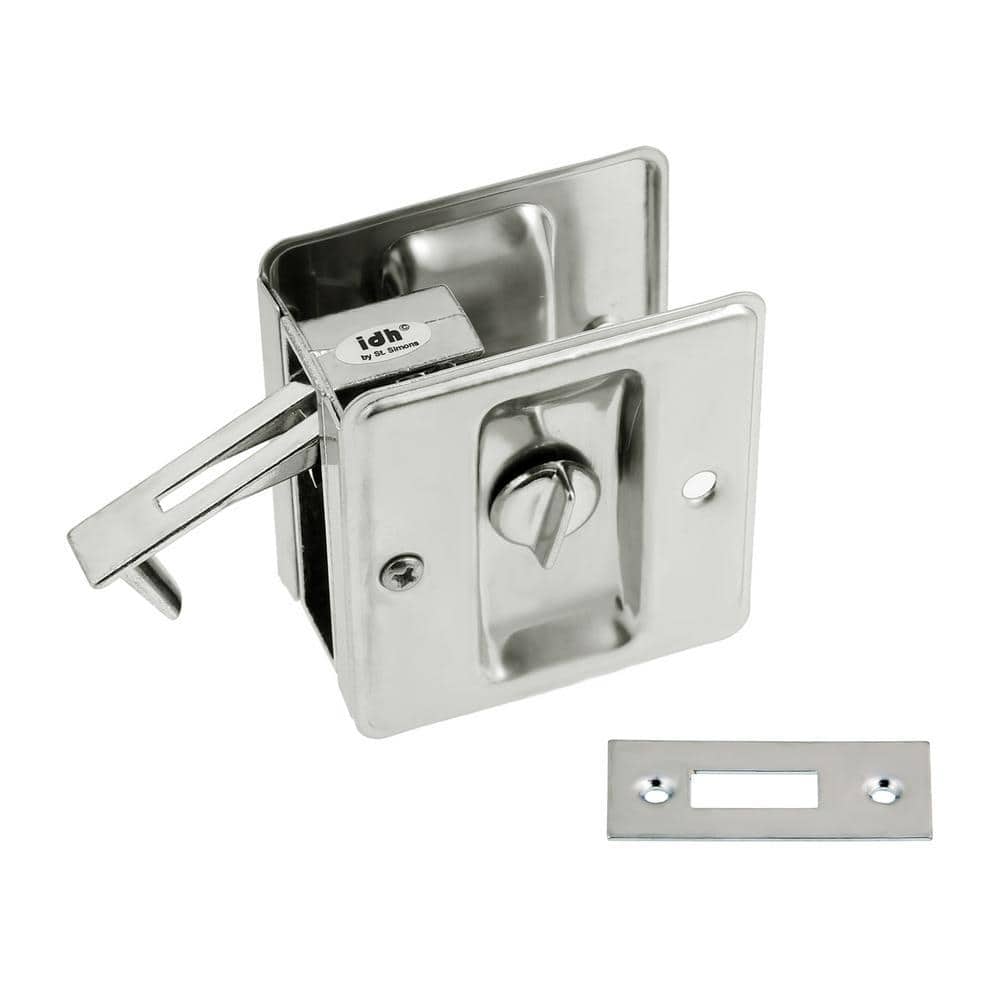 idh by St. Simons Satin Chrome Pocket Privacy Pull 25411-26D - The Home ...