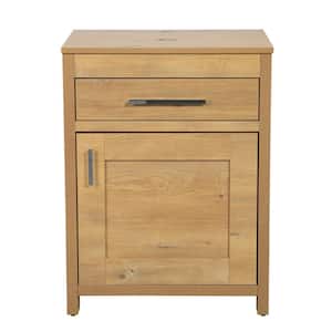 23.6 in. W x 18.1 in. D x 31.5 in. H Bath Vanity in Yellow with MDF Wood Top in Yellow