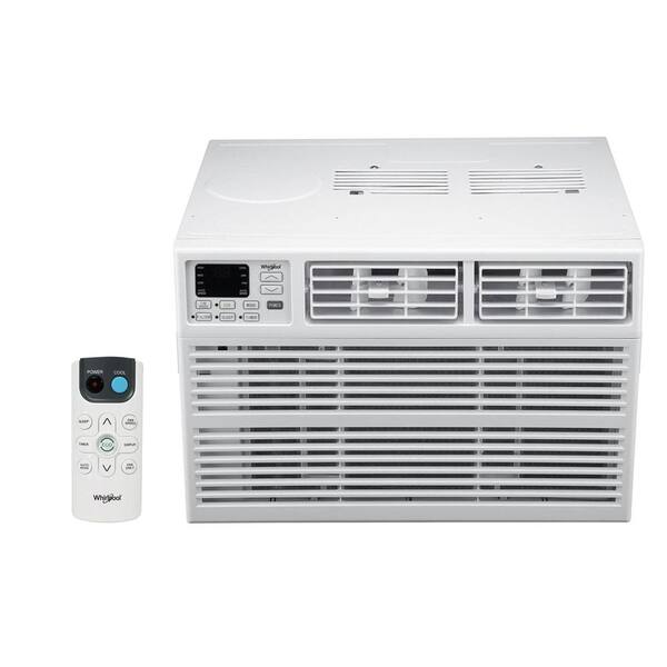 Whirlpool Energy Star 18 000 Btu 230 Volt Window Air Conditioner With Dehumidifier And Remote Whaw182bw The Home Depot