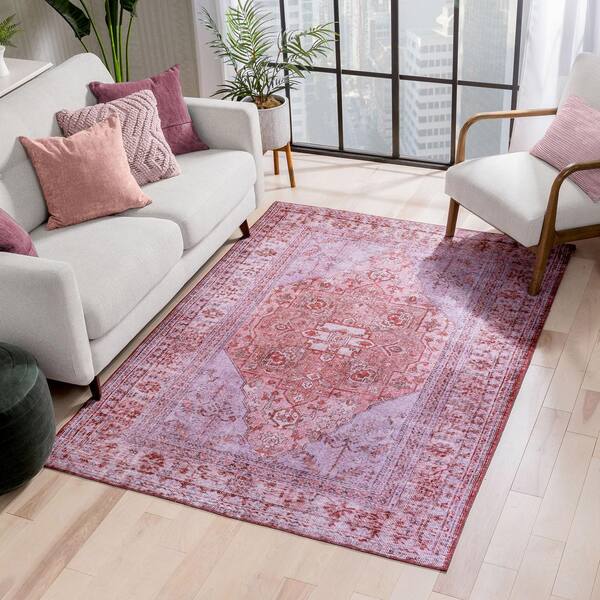 1pc Bohemian Style Carpet-Rug For Living Room, Light Weight, Dirt  Resistant, Washable, Anti-Skid