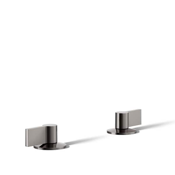 KOHLER Components Bathroom Sink Handles with Lever Design in Vibrant Titanium