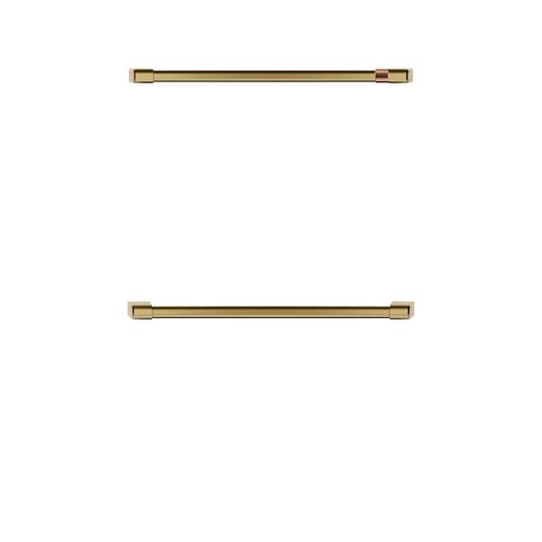 Cafe Double Wall Oven Handle Kit in Brushed Brass