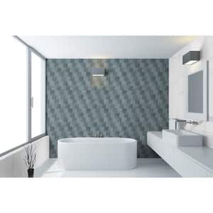Lakeview Denim 5 in. x 5 in. Glossy Ceramic Wall Tile (10.2 sq. ft./Case)