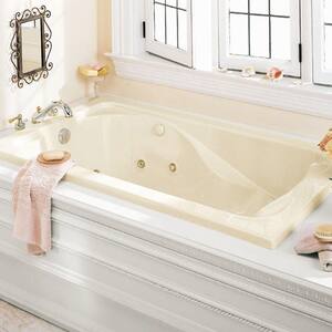 Cadet EverClean 72 in . x 42 in. Whirlpool Tub in White
