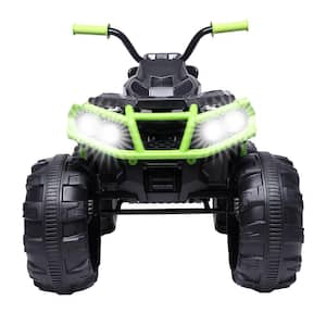 Kids Ride On ATV Toy Vehicle with 12-Volt Battery Powered Electric Rugged 4-Wheeler, Red