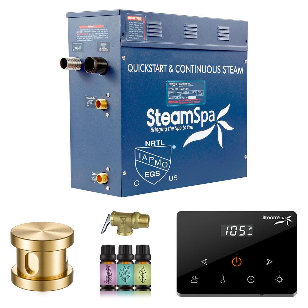 Oasis Series 7500-Watt Steam Generator with Continuous Steam Plus Fully Wireless Handheld Control in Gold price history on PriceWatchPro