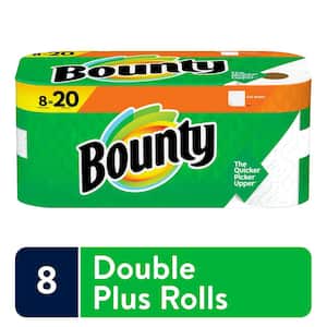 White Paper Towel Roll (8 Double Plus Rolls)