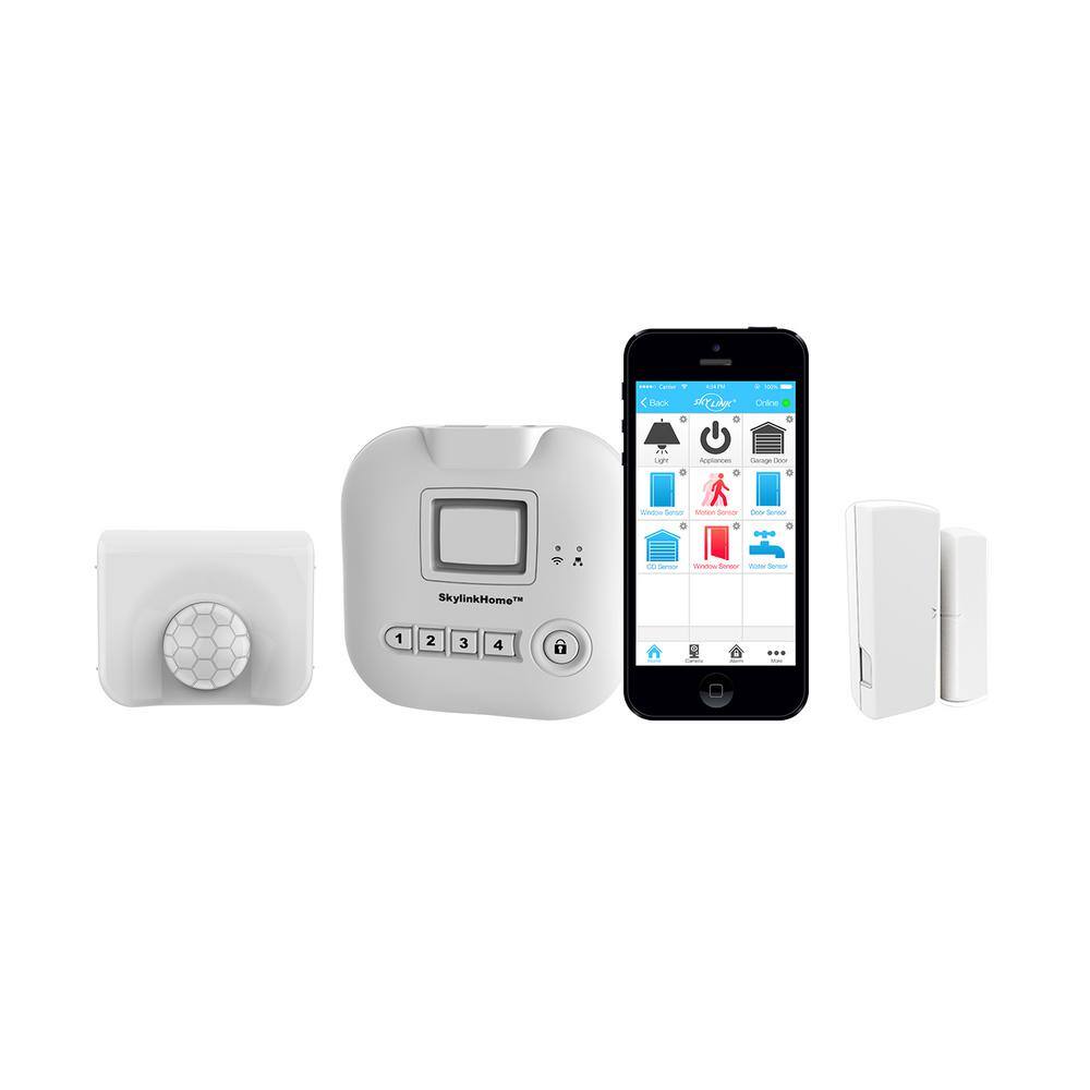 SkyLink Wireless Alarm, Security System Started Kit – Echo Alexa and IFTTT compatible SK-150 Sansujyuku sansujyuku.com