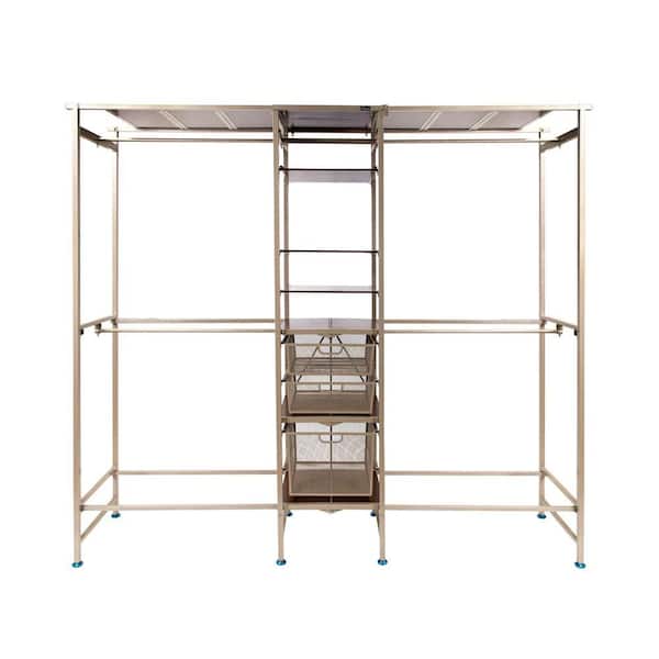 Unbranded 20.5 in. D x 94 in. W x 84 in. H Armario Steel Closet System Drawer Kit