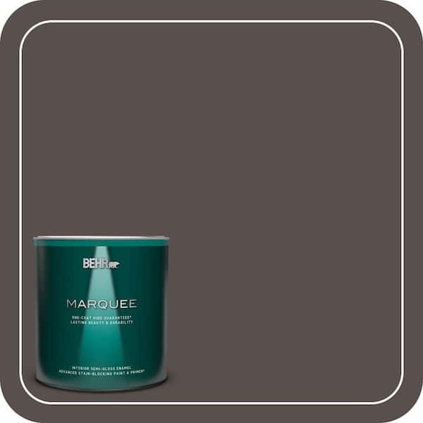 BEHR MARQUEE 1 qt. #ECC-41-2 Willow Wood Semi-Gloss Enamel Interior Paint & Primer