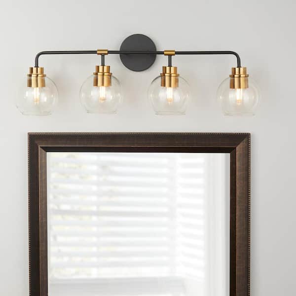 bronze and brass vanity light