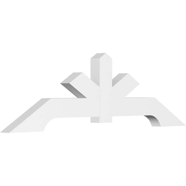 Ekena Millwork Vanguard 84 in. W x 24.5 in. H x 4 in. D Signature Polyurethane Bracket