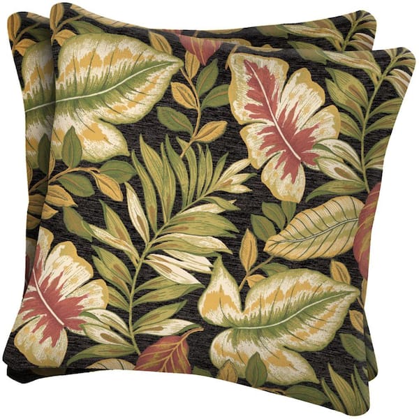 Arden Twilight Tropical Outdoor Throw Pillow (2-Pack)-DISCONTINUED