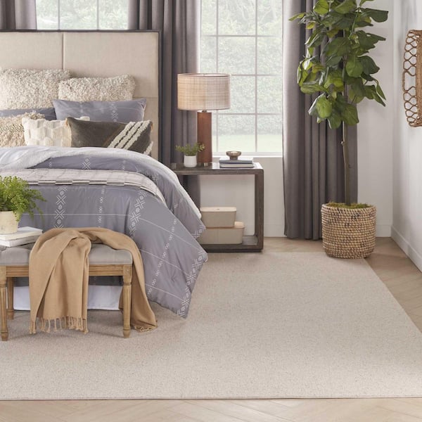Bismarck Sand 8 ft. x 10 ft. Custom Area Rug with Pad