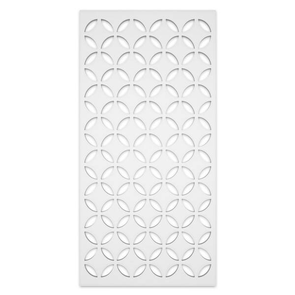 Trex Capital 2 Ft X 4 Ft White Vinyl Decorative Screen Panel Pack Of 2 2448tx 1 5 Wh Cpl The Home Depot