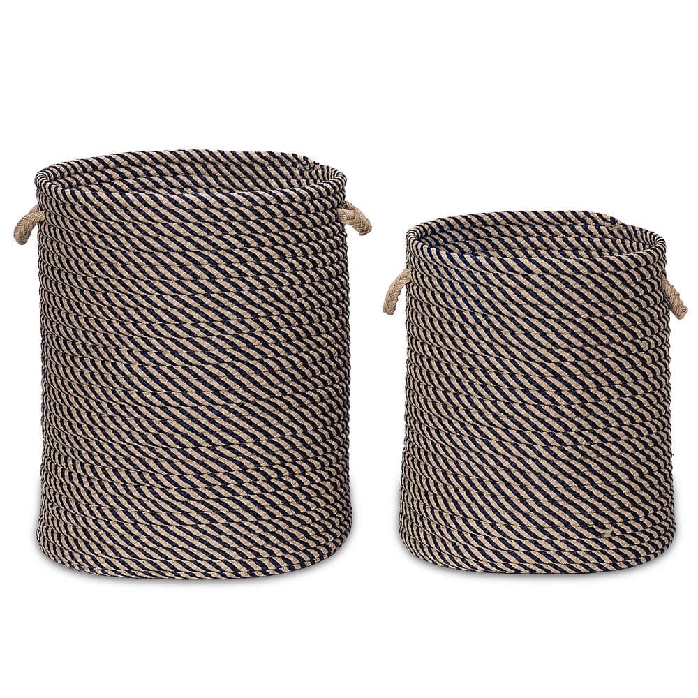 Colonial Mills Cabana Woven Round Hamper 17 in. x 17 in. x 22 in ...