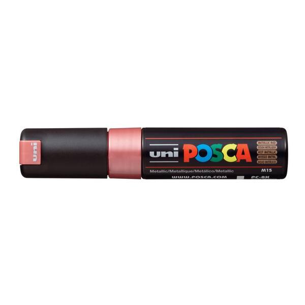 Posca PC-8K Broad Chisel Metallic Red Paint Marker