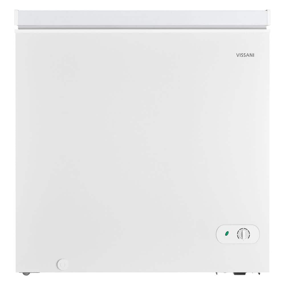 Vissani 7 cu. ft. Manual Defrost Chest Freezer with LED Light Type