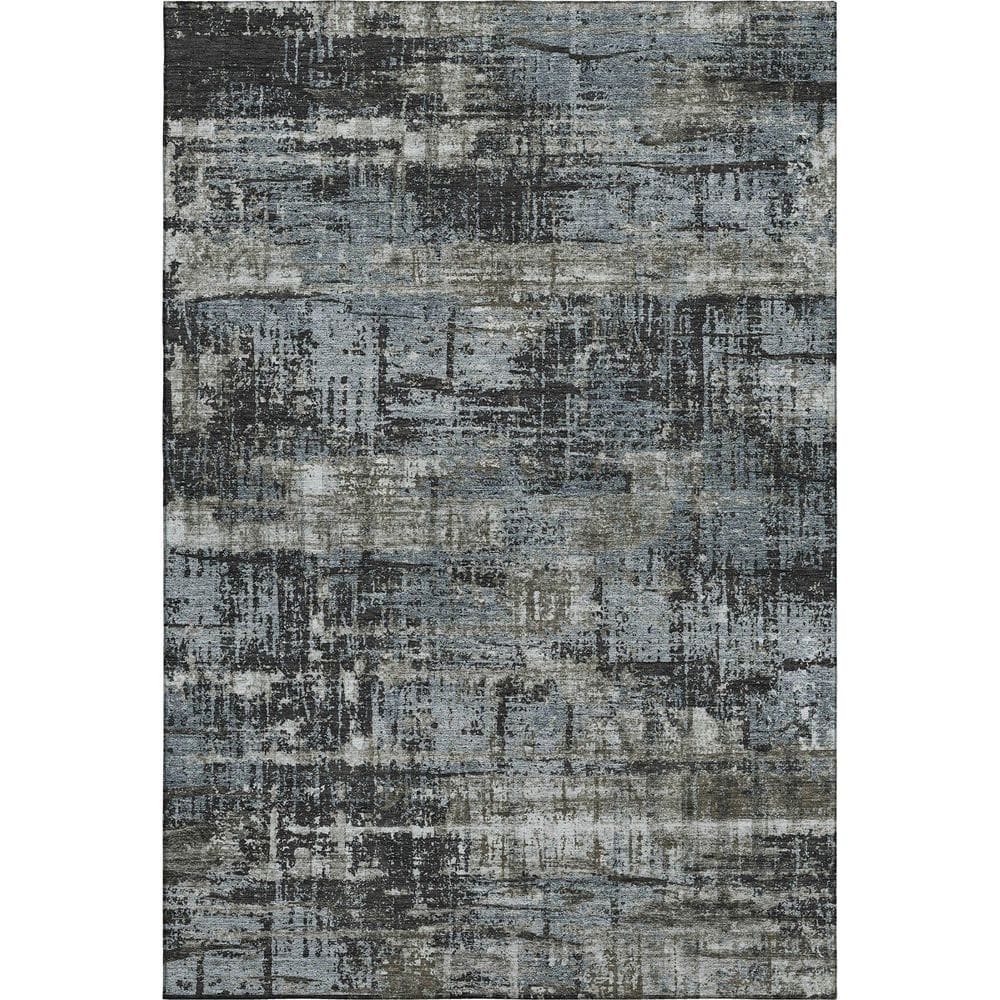 Mayfield Premium Machine Washable Abstract AMF1969 Charcoal 10 ft. x 14 ft. Area Rug price history on PriceWatchPro