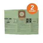 Wet/Dry Vac Premium Cyclonic Dry Pick-up Only Dust Bags for Select 12 to 16 Gallon RIDGID Shop Vacuums, Size A (2-Pack)