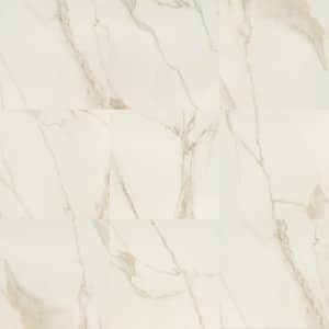 Calacatta Kofi White 35 in. x 35 in. Polished Porcelain Floor and Wall Tile (17.01 sq. ft./Case)