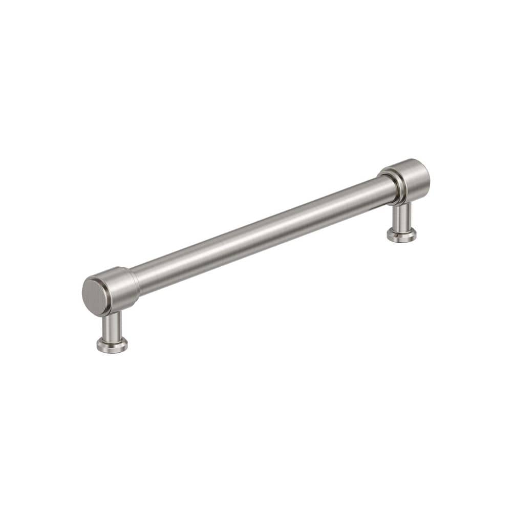 Faircrest 7-9/16 in. (192mm) Center-to-Center Satin Nickel Bar Cabinet Pull price history on PriceWatchPro