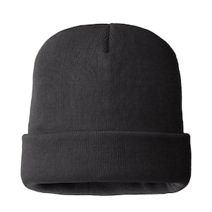 Thinsulate pour homme noir gris & vert à rayures Beanie Ski Hat-taille unique 
