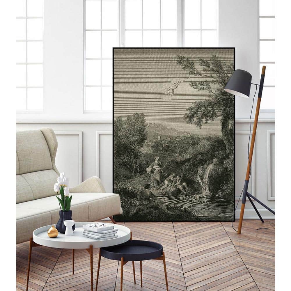 30 in. x 40 in. The Spring Head by F. Zuccherelli Framed Wall Art