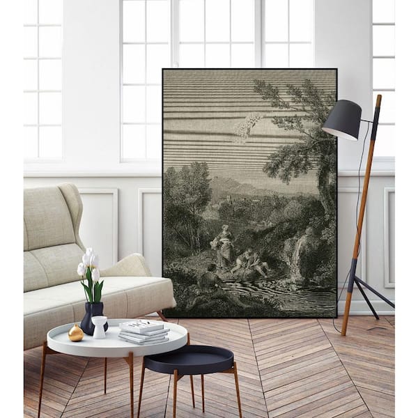 Unbranded 30 in. x 40 in. "The Spring Head" by F. Zuccherelli Framed Wall Art