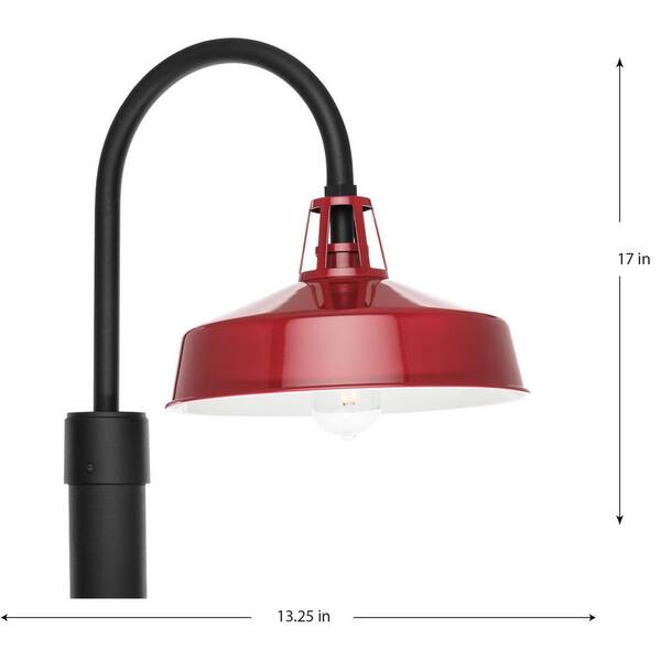 100-Watt 13.25-in Classic Bronze Traditional Light Post Lantern 100-Watt 13.25-in Classic Bronze Traditional Light Post Lantern