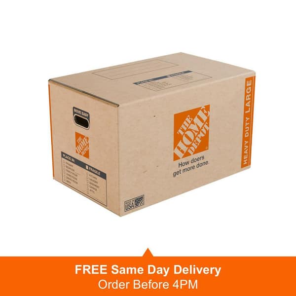 Large Heavy Duty Moving, Shipping, Packing Box with Handles