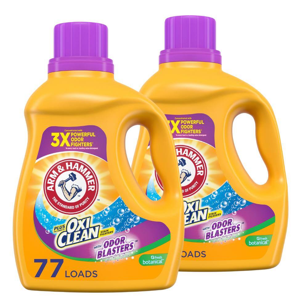 Arm & Hammer 100.5 oz. Fresh Bontanical Plus OxiClean Odor Blaster Liquid Laundry Detergent (77-Loads) (2-Pack)