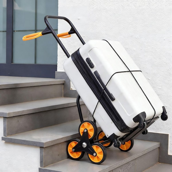 Stair Climbing Cart, 770 lbs. Stair-Climbing Capacity, Heavy-Duty Folding Trolley Cart, Telescoping Handle, Hand Truck
