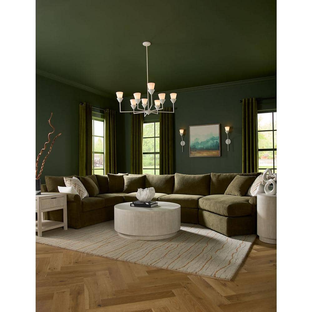 Pinellas White Plaster Dimmable Wall Bracket with Opal Glass Shade