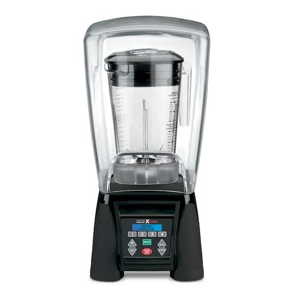 Waring Commercial Xtreme 48 oz. 10-Speed Clear Blender with 3.5 HP, LCD Display, Programmable and Sound Enclosure