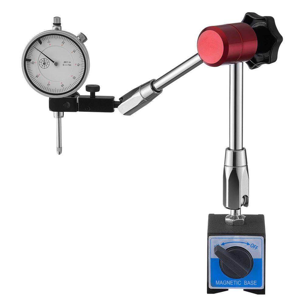 Dial Test Indicator with Magnetic Flexible Base Stand, 0.001 in. Accuracy, 0-1 in. Range, Fine Adjustable Long Arm price history on PriceWatchPro