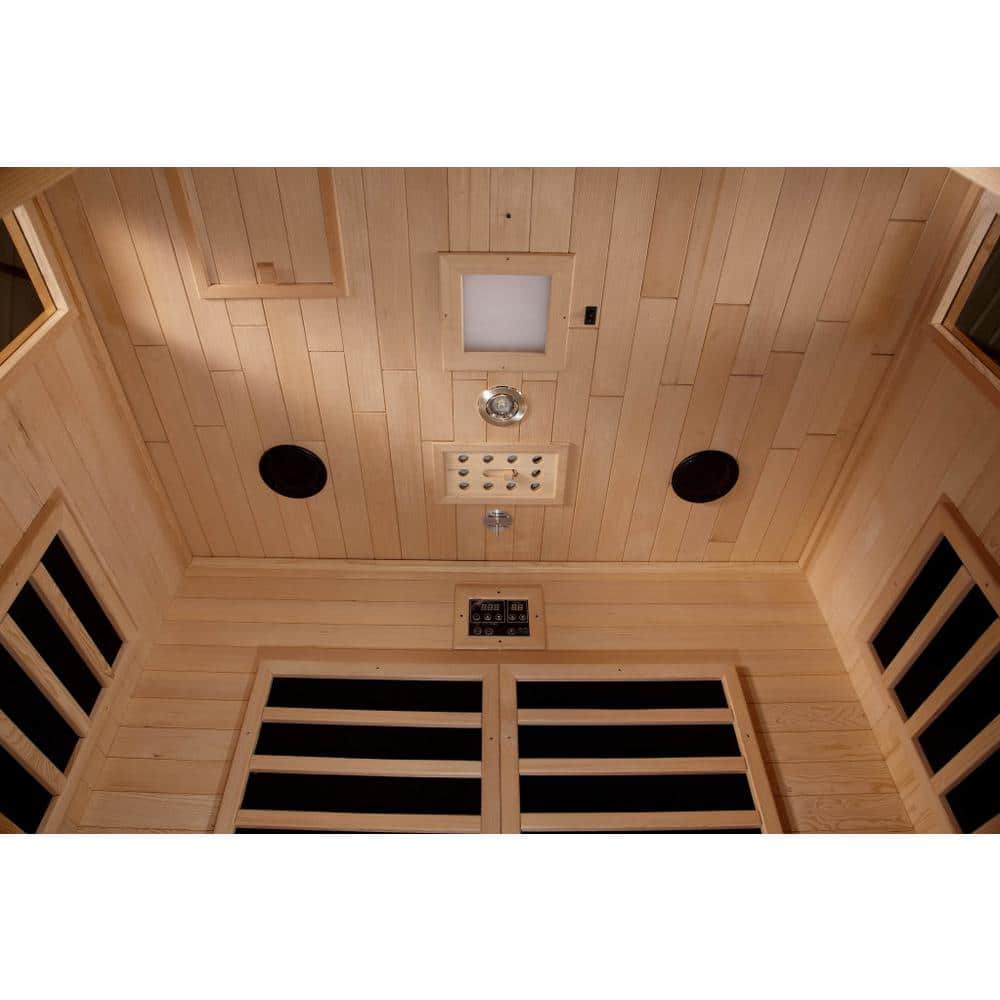 Maxxus 3-Person Natural Canadian Hemlock Infrared Sauna