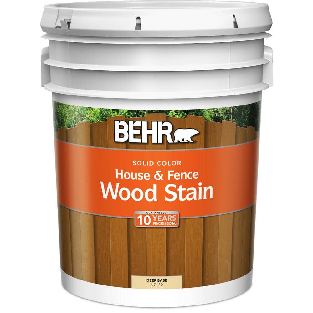 BEHR 1 gal. #280C-2 Serene Peach Solid Color House and Fence Exterior Wood  Stain 01101 - The Home Depot