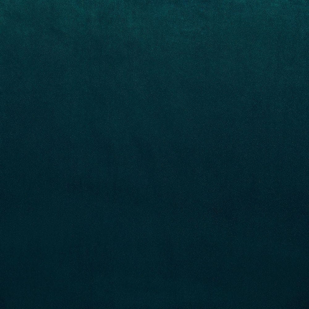 Velvet Teal Solid Polyester 52 in. W x 84 in. L Hidden Tab Top Light Filtering Curtain Panel (Double Panel)