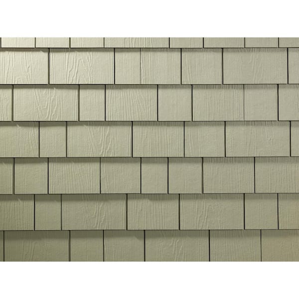 Hardie Shingle HZ10 15.25 in. x 48 in. Statement Collection Monterey Taupe Straight Edge Fiber Cement Siding