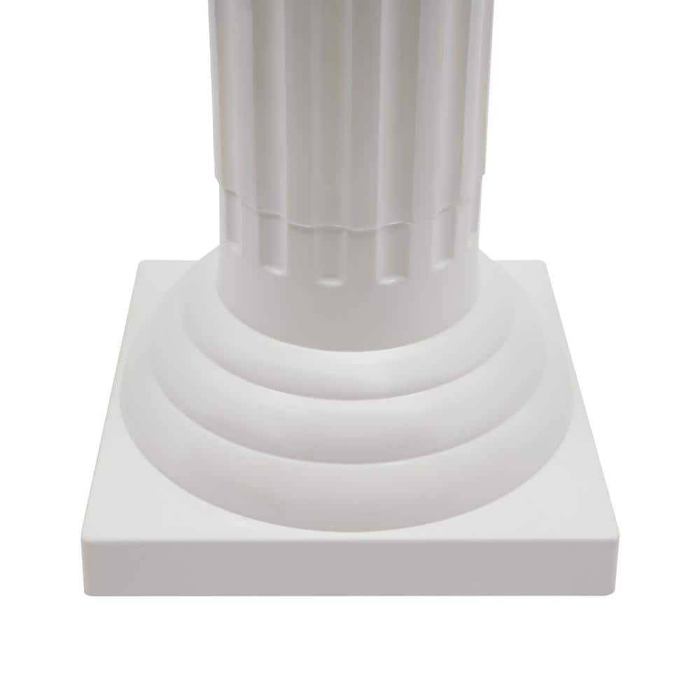 Tall White Plastic Roman Pillar Set for Wedding Decor