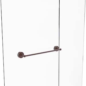 Prestige Regal 24 in. Over-the-door Shower Door Towel Bar in Antique Copper