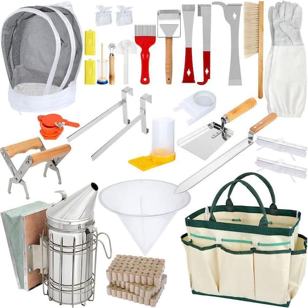 30-Piece Bee Keeping Starter Kit and Supplies Bee Keeping Supplies-All for Beekeepers