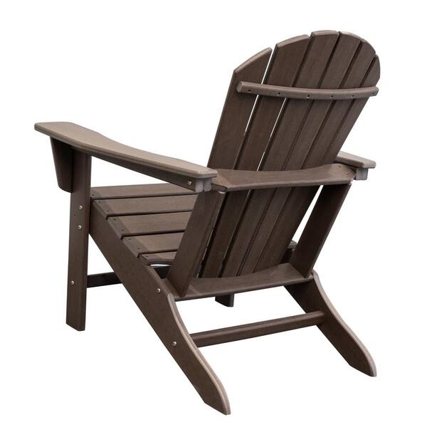 UPLAND Dark Brown Composite Adirondack Chair UM HKD21A DBR The