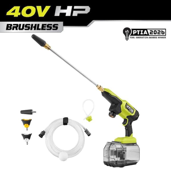 40V HP Brushless 1000 PSI 1.0 GPM Cordless Cold Water Electric Power Cleaner (Tool-Only)