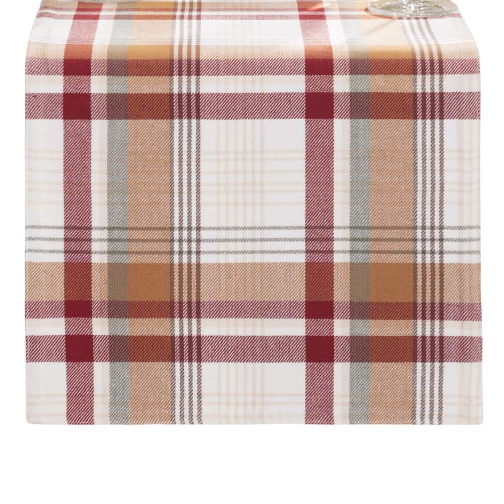 "Seneca Plaid Harvest Cotton Table Runner, Multicolor - 13""W x 90""L" price history on PriceWatchPro